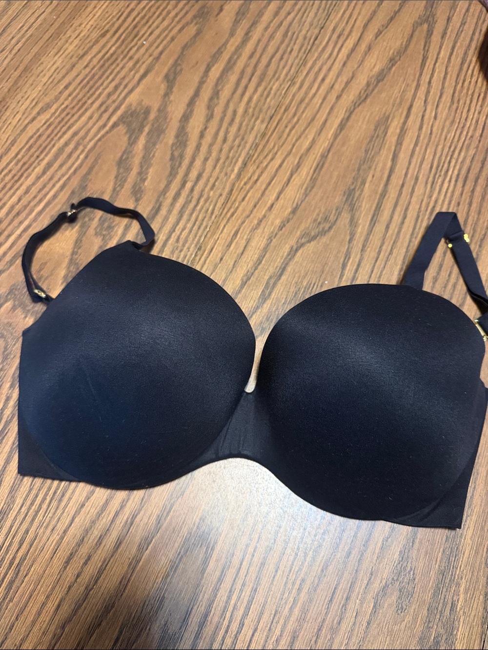 Victoria's Secret Black Convertible Strapless Bra